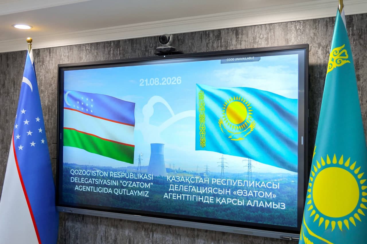 O‘zbekiston va Qozog‘iston AES loyihasining ekologik va radiatsiyaviy xavfsizligi masalalarini muhokama qildi