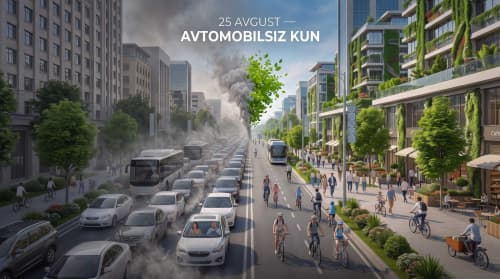 Ertaga respublikada navbatdagi “Avtomobilsiz kun” aksiyasi o‘tkaziladi