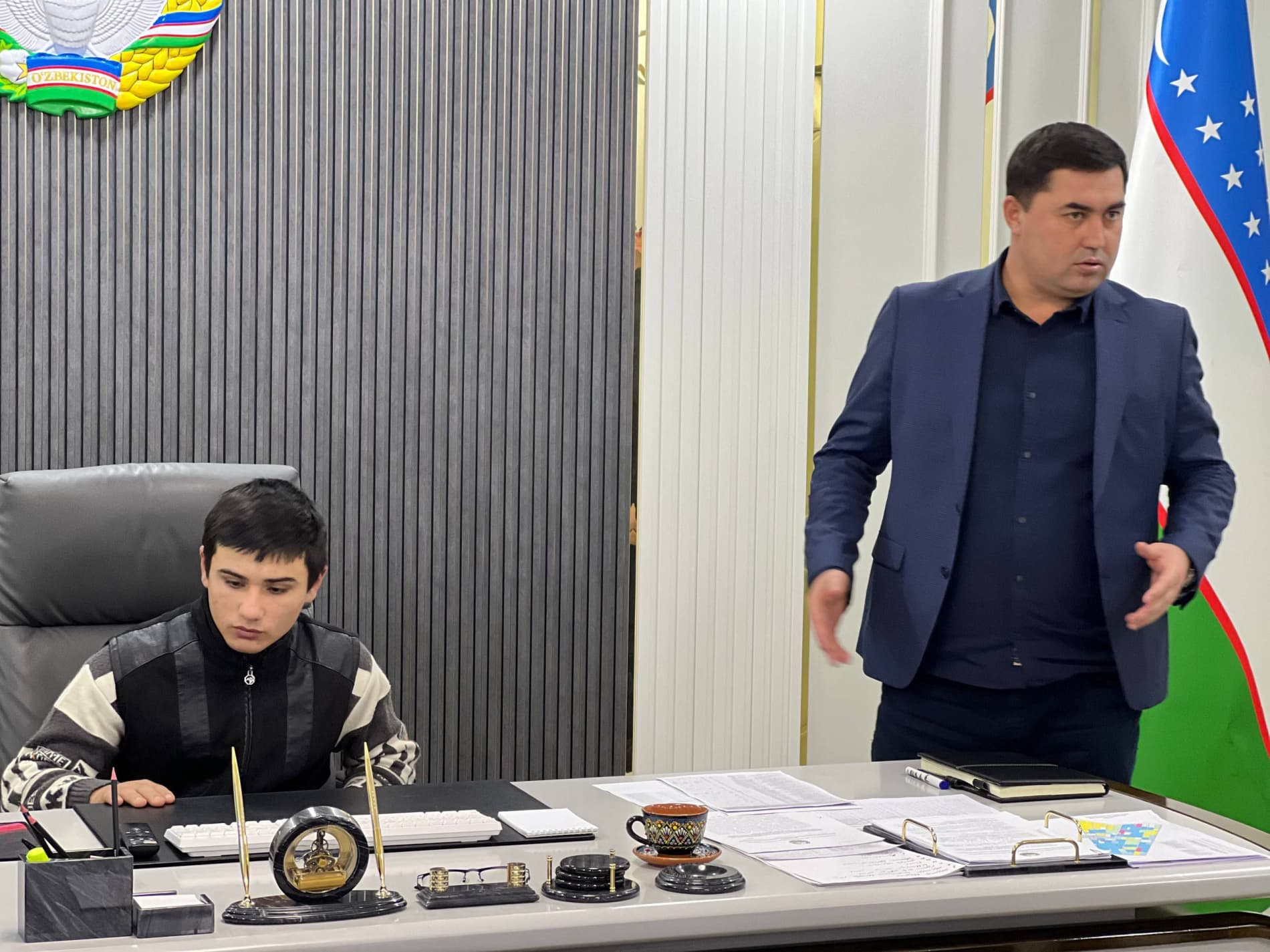 Oqoltin tumani hokimi Xusnitdin Suvonov o‘ziga biriktirilgan yoshlar bilan ochiq va samimiy muloqot o‘tkazdi.