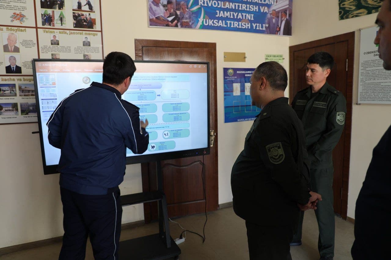 Oqoltin tumanida jinoyatchilikni barvaqt oldini olish borasidagi ishlar o‘rganildi