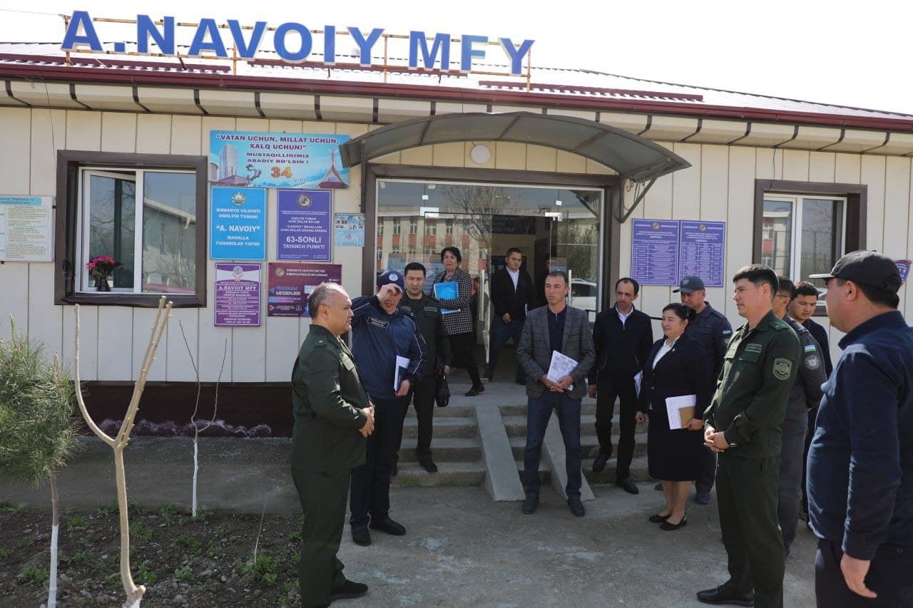 Oqoltin tumanida jinoyatchilikni barvaqt oldini olish borasidagi ishlar o‘rganildi