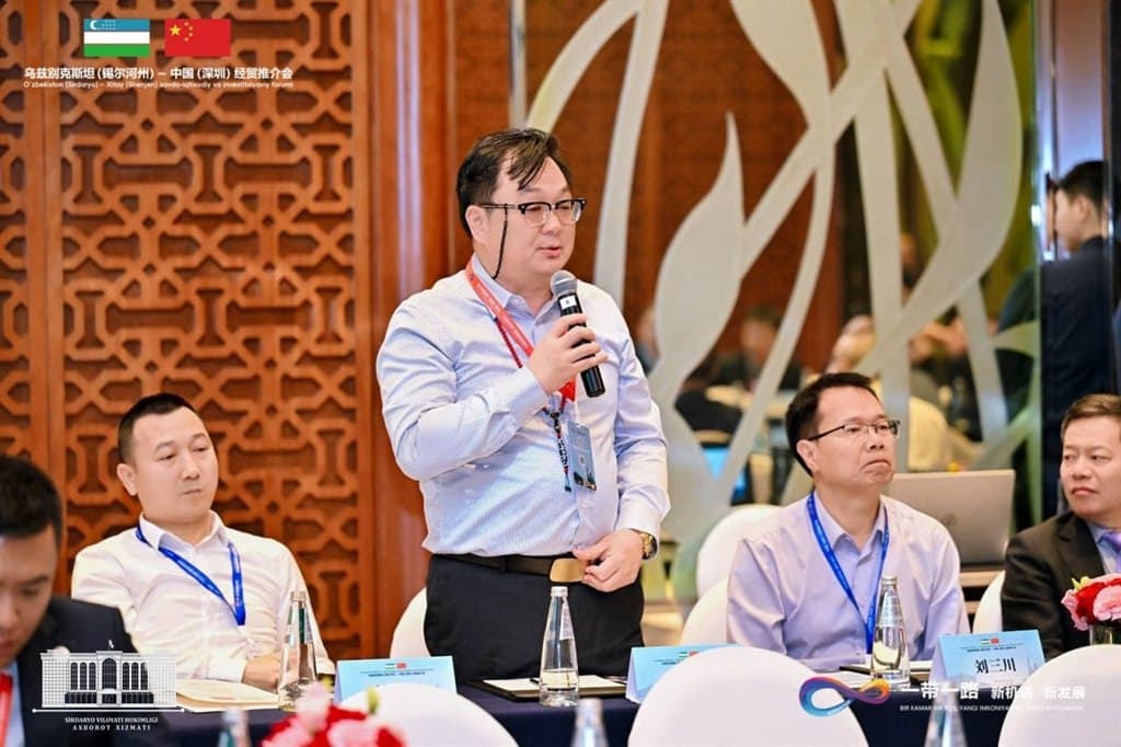 Sirdaryo delegatsiyasi Shenchjenda: amaliy kelishuvlar va yangi loyihalar