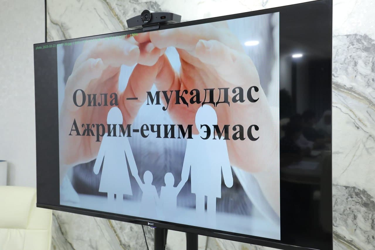 Oila muqaddas dargoh, ajrim yechim emas