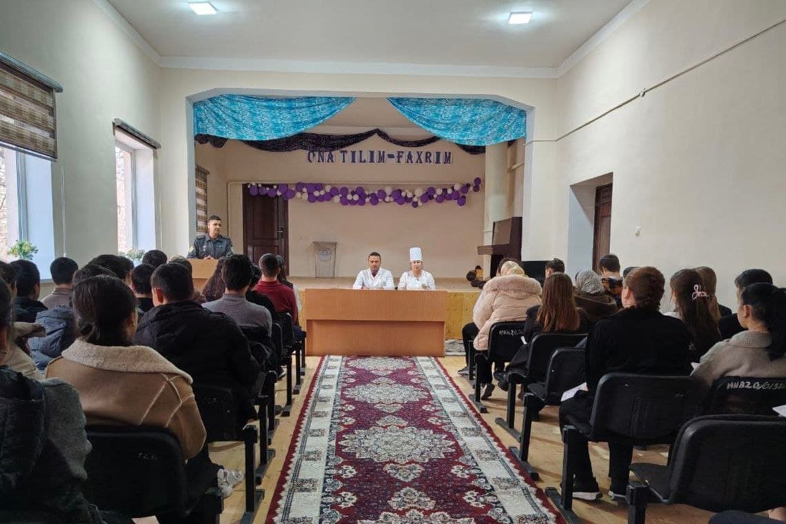 Aholi o‘rtasida sog‘lom turmush tarzini keng targ‘ib etish maqsadida profilaktik tadbirlar amalga oshirildi