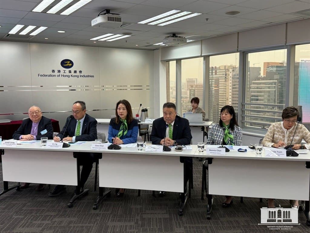 Sirdaryo delegatsiyasi Honkongda: yirik sanoat hamkorligi muhokamada