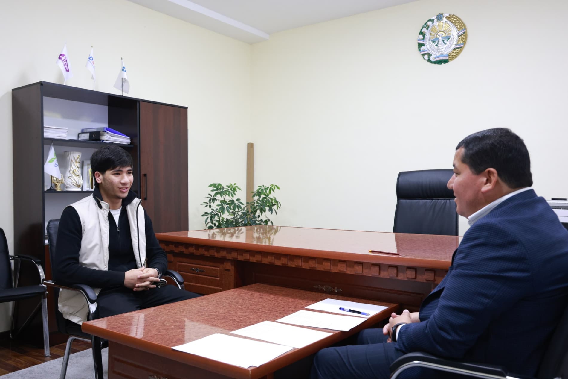 Guliston shahrida hokim va yoshlar uchrashuvi bo‘lib o‘tdi