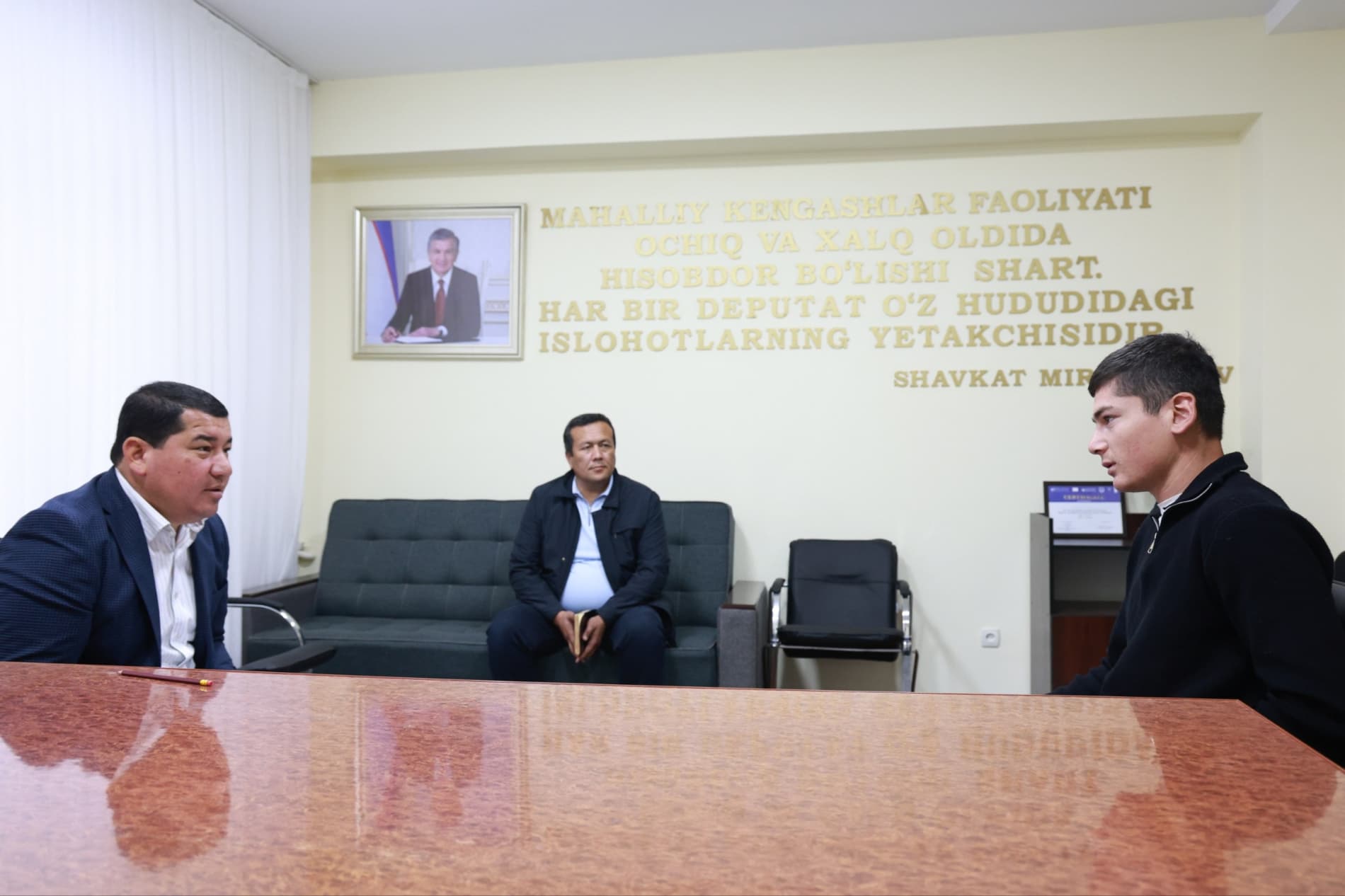 Guliston shahrida hokim va yoshlar uchrashuvi bo‘lib o‘tdi