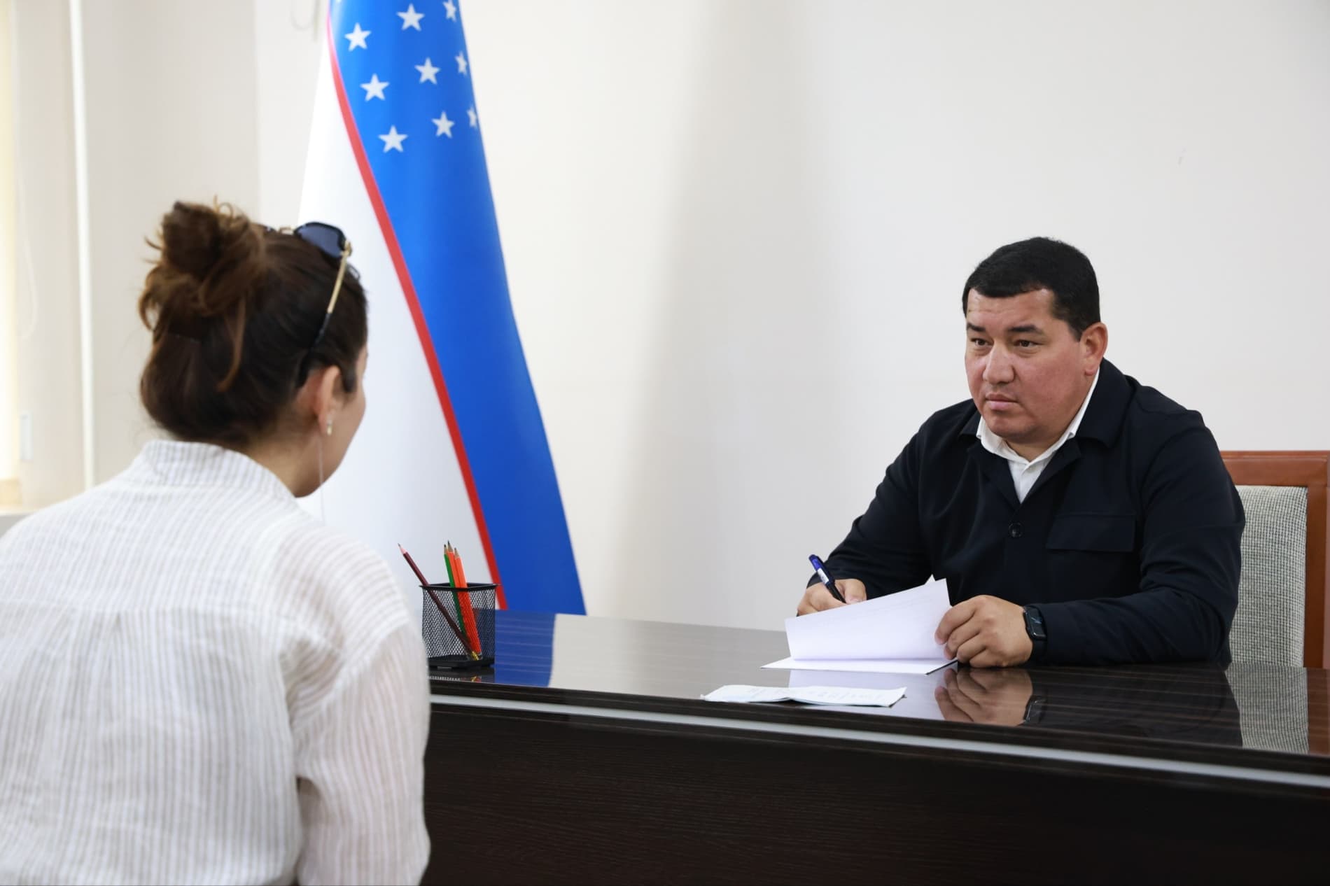 Guliston shahri hokimining fuqarolar qabuli bo‘lib o‘tdi