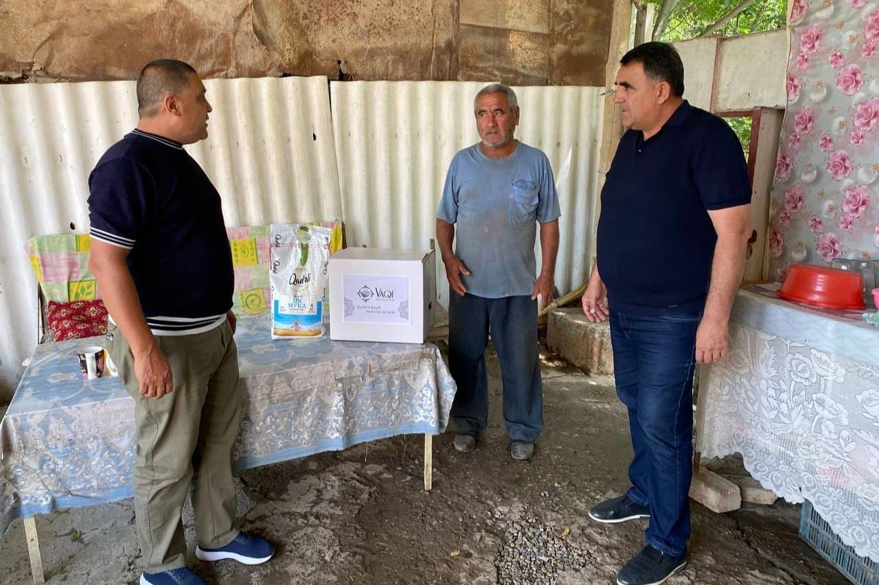 Qurbon hayiti arafasida ehtiyojmand oilalarga oziq-ovqat mahsulotlari yetkazildi