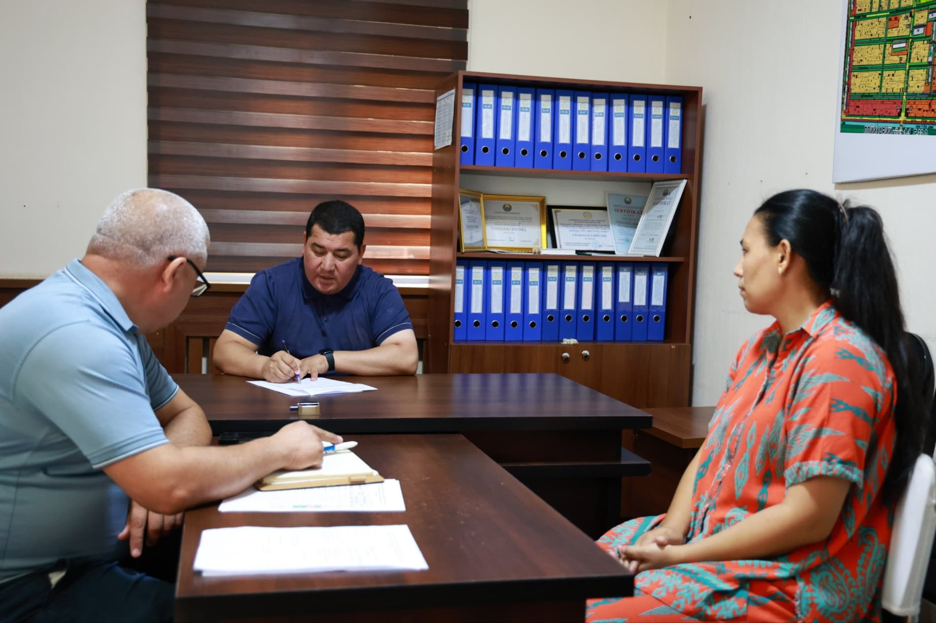 Guliston shahrida navbatdagi fuqarolar qabuli bo‘lib o‘tdi