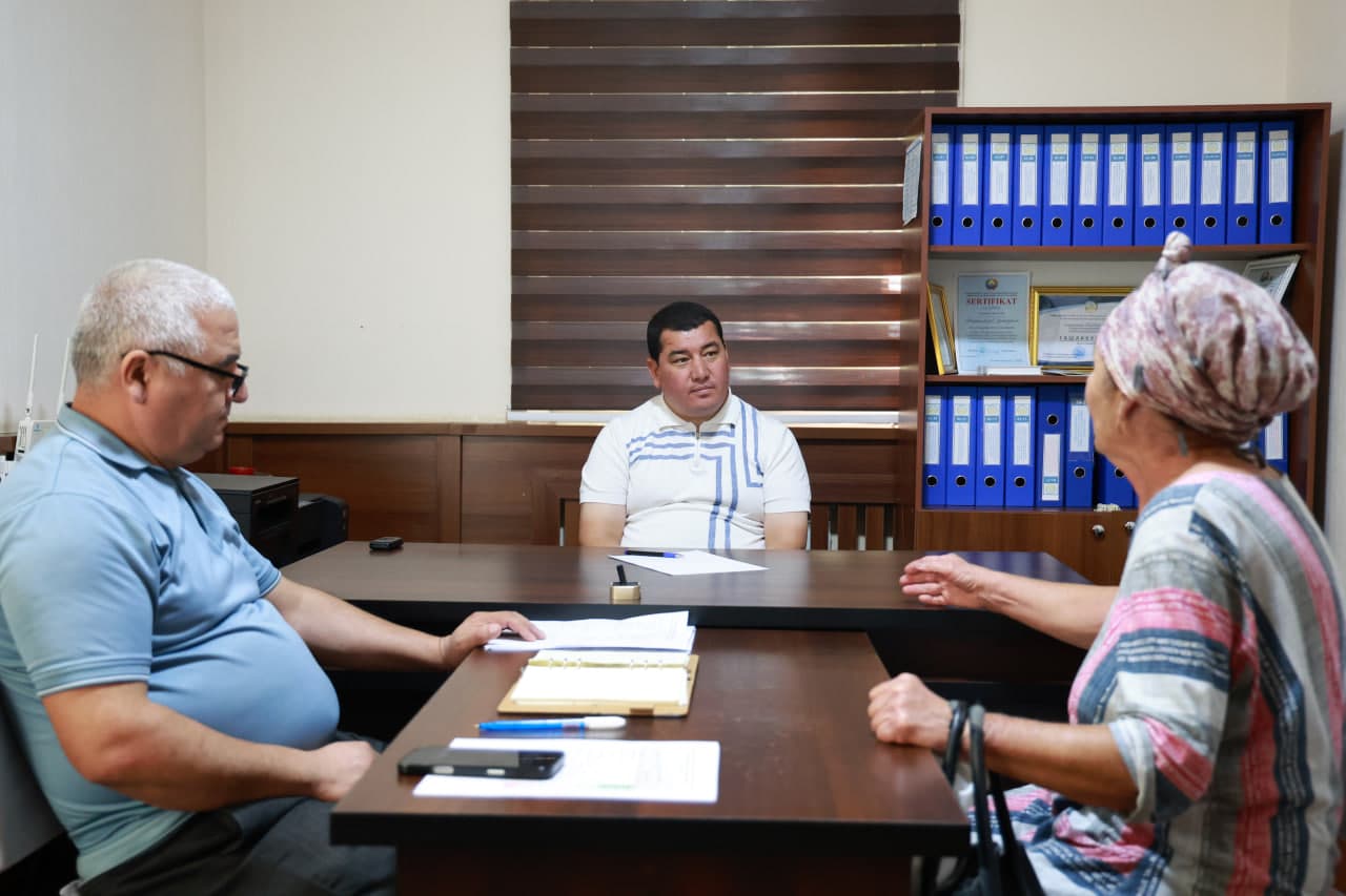 Guliston shahrida navbatdagi fuqarolar qabuli bo‘lib o‘tdi