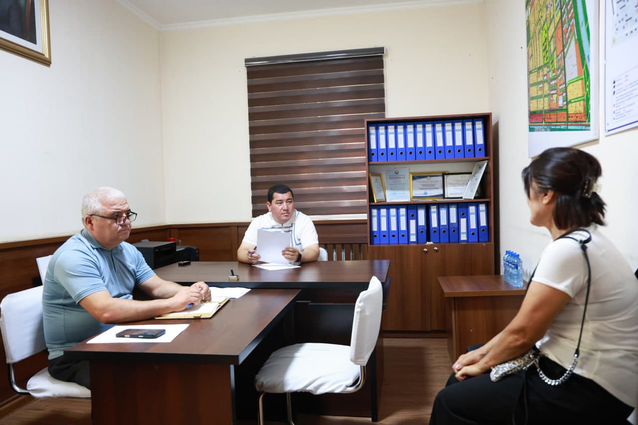 Guliston shahrida navbatdagi fuqarolar qabuli bo‘lib o‘tdi