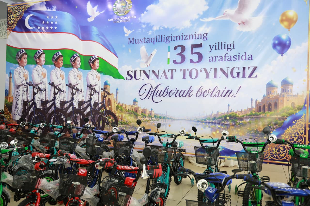 Guliston shahrida 131 nafar bolajon uchun sunnat to‘yi o‘tkazildi