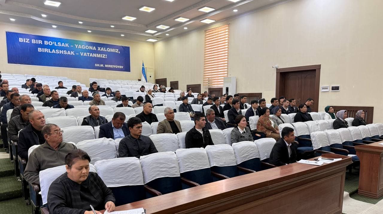“Hokimlik soati” yig‘ilishi bo‘lib o‘tdi