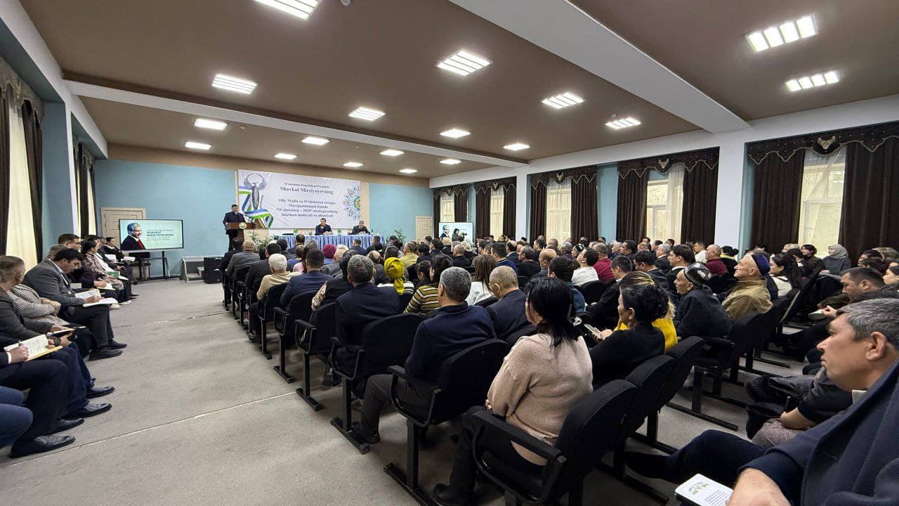 Mahalla aholisi bilan yuzma-yuz uchrashuv bo‘ldi