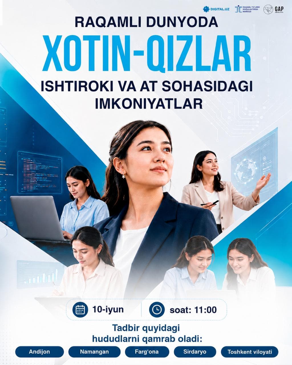 GAP ayollar IT-klubi forumiga taklif etamiz!