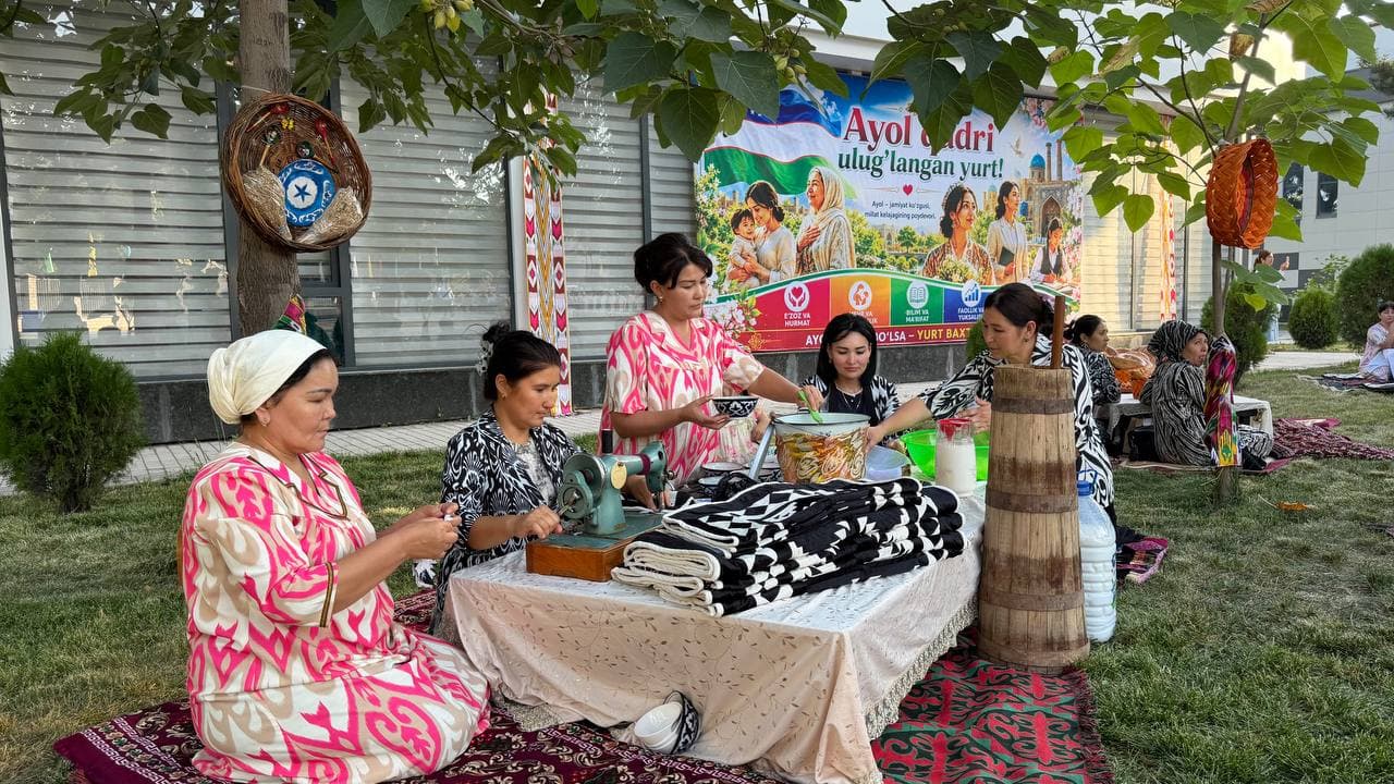 Festival doirasida “Ayol qadri ulug‘langan yurt” loyihasi tashkil etildi.