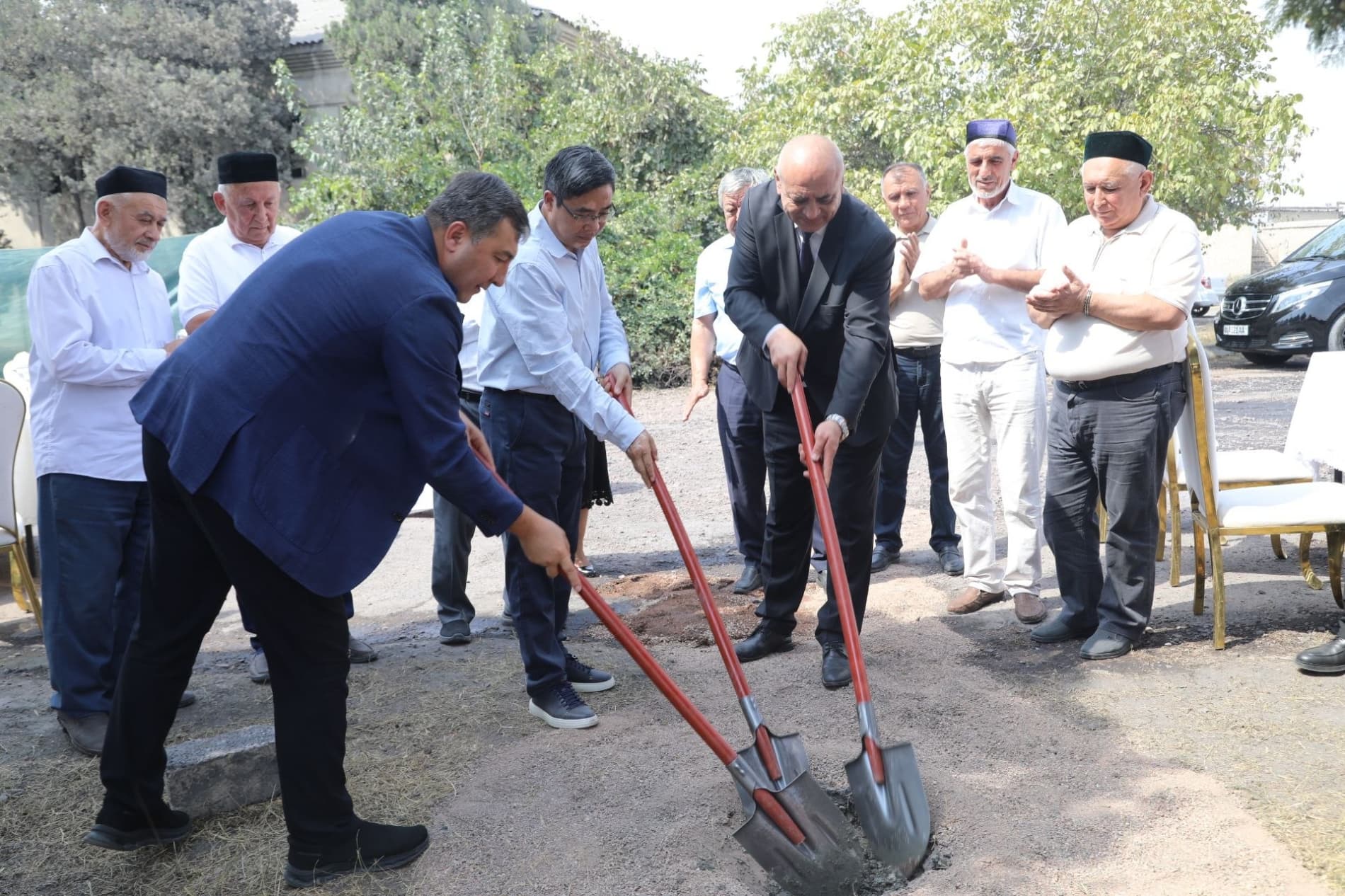 Angrenda gipsokarton uchun qoplama qog‘oz ishlab chiqarish zavodi qurilishi boshlandi