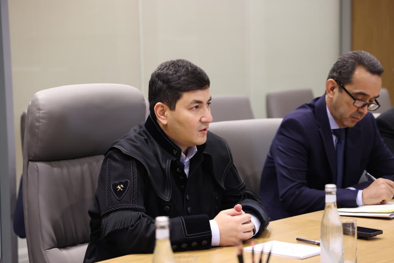 The Minister held a meeting with the Rector of Freiberg Mining Academy