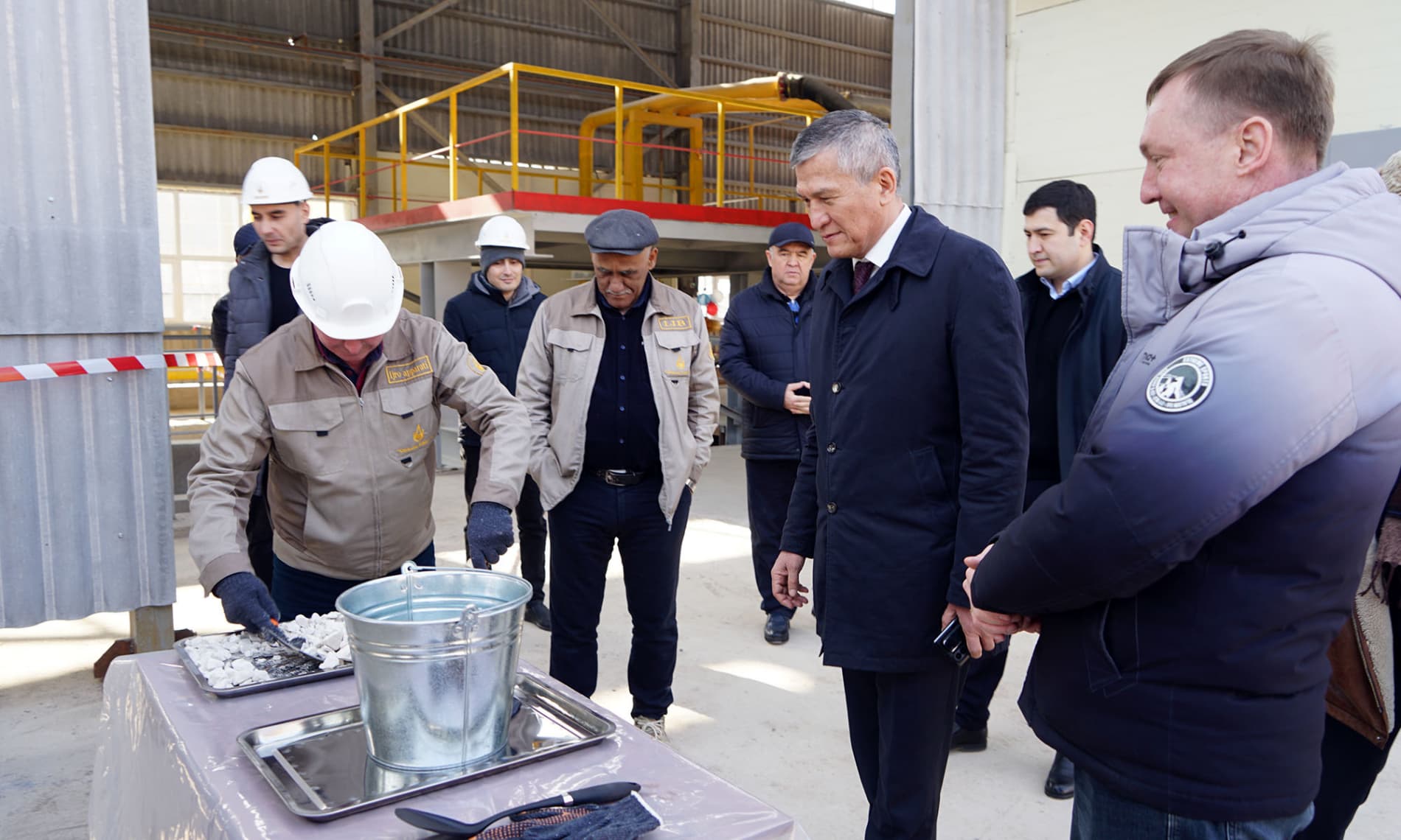 АГМК: Состоялась торжественная церемония открытия Второй линии вращающейся печи