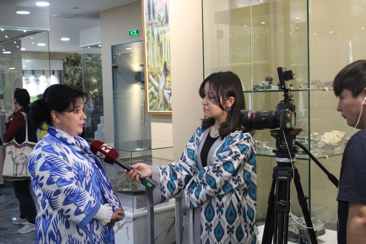 A press tour to the new building of the State Institution ‘Museum of Geology’ was organised
