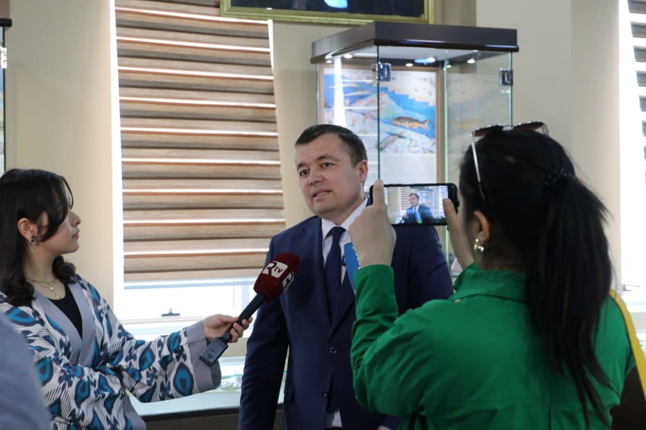 A press tour to the new building of the State Institution ‘Museum of Geology’ was organised