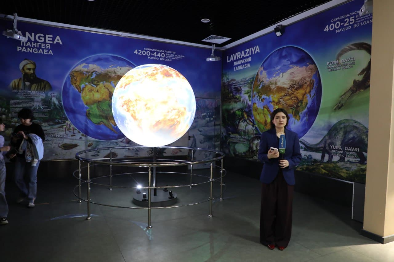 A press tour to the new building of the State Institution ‘Museum of Geology’ was organised