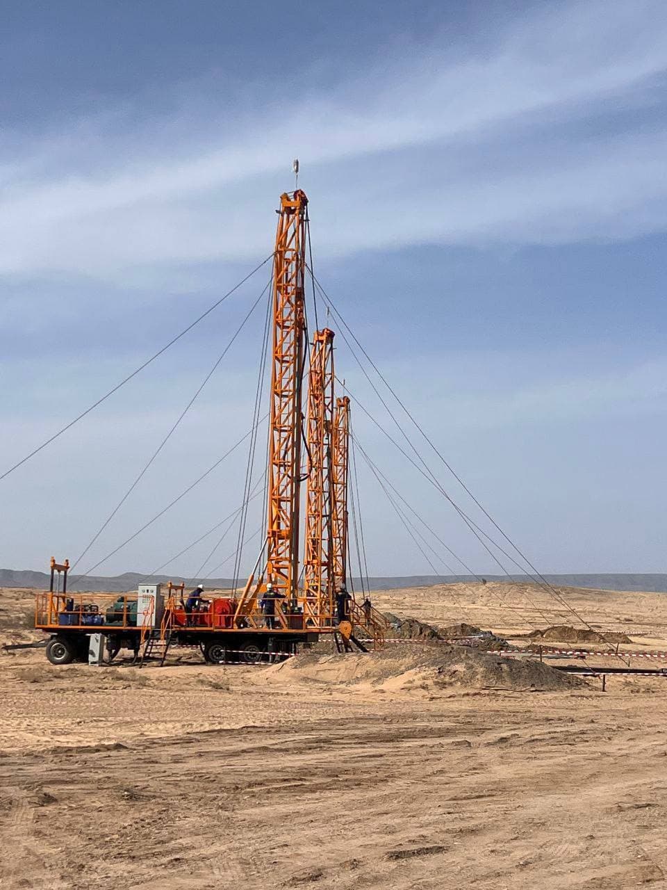 Drilling works on Aulbek site of Konimeh district are underway