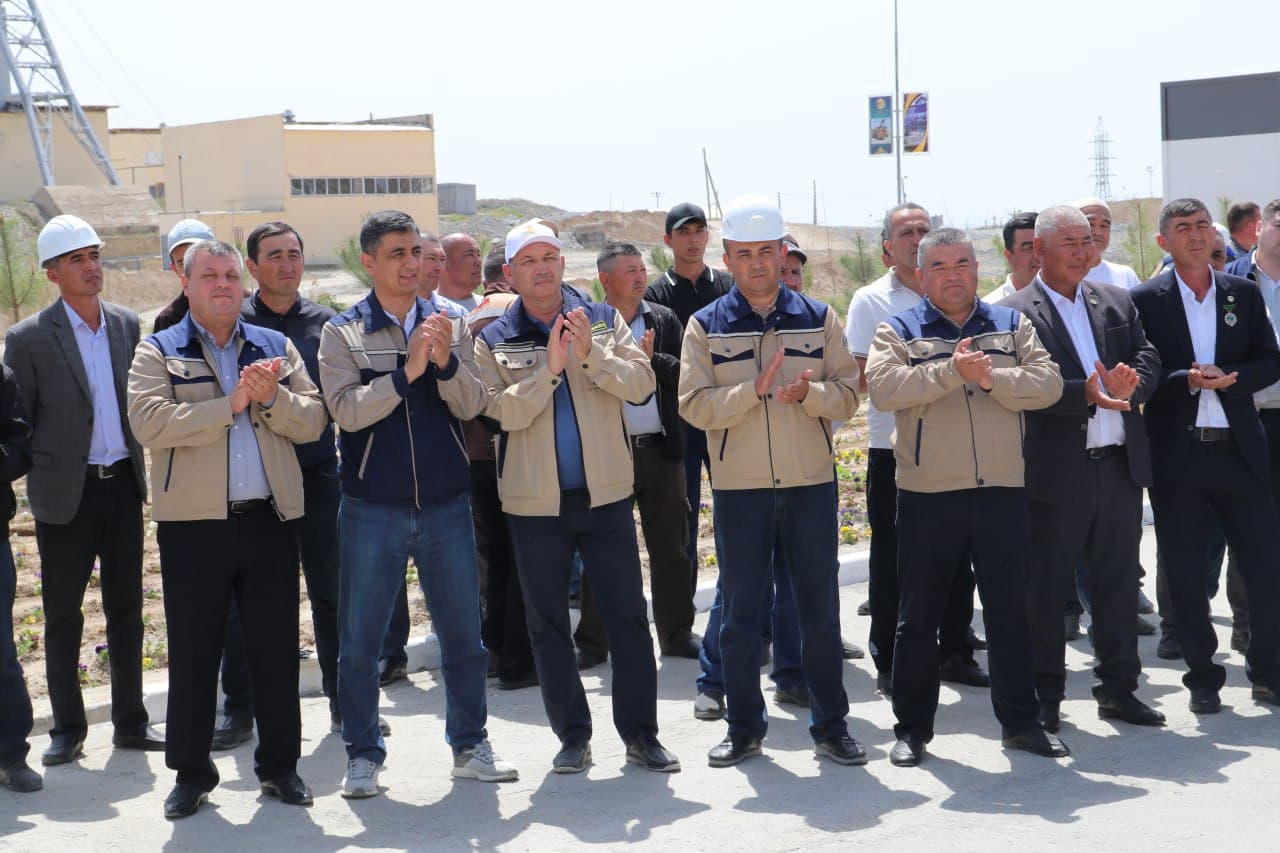 “Zarmitan konining quyi gorizontlarini oʻzlashtirish” investitsion loyihasi doirasida “Skipli” shaxta stvolining ochilish marosimi o‘tkazildi