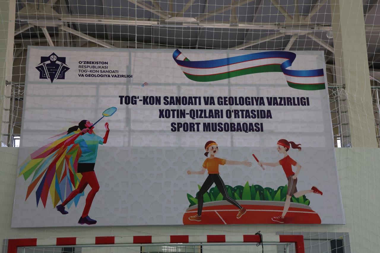 Tog‘-kon sanoati va geologiya vazirligi xotin-qizlari o‘rtasida sport musobaqasi o‘tkazildi