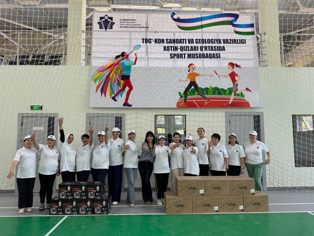 Tog‘-kon sanoati va geologiya vazirligi xotin-qizlari o‘rtasida sport musobaqasi o‘tkazildi