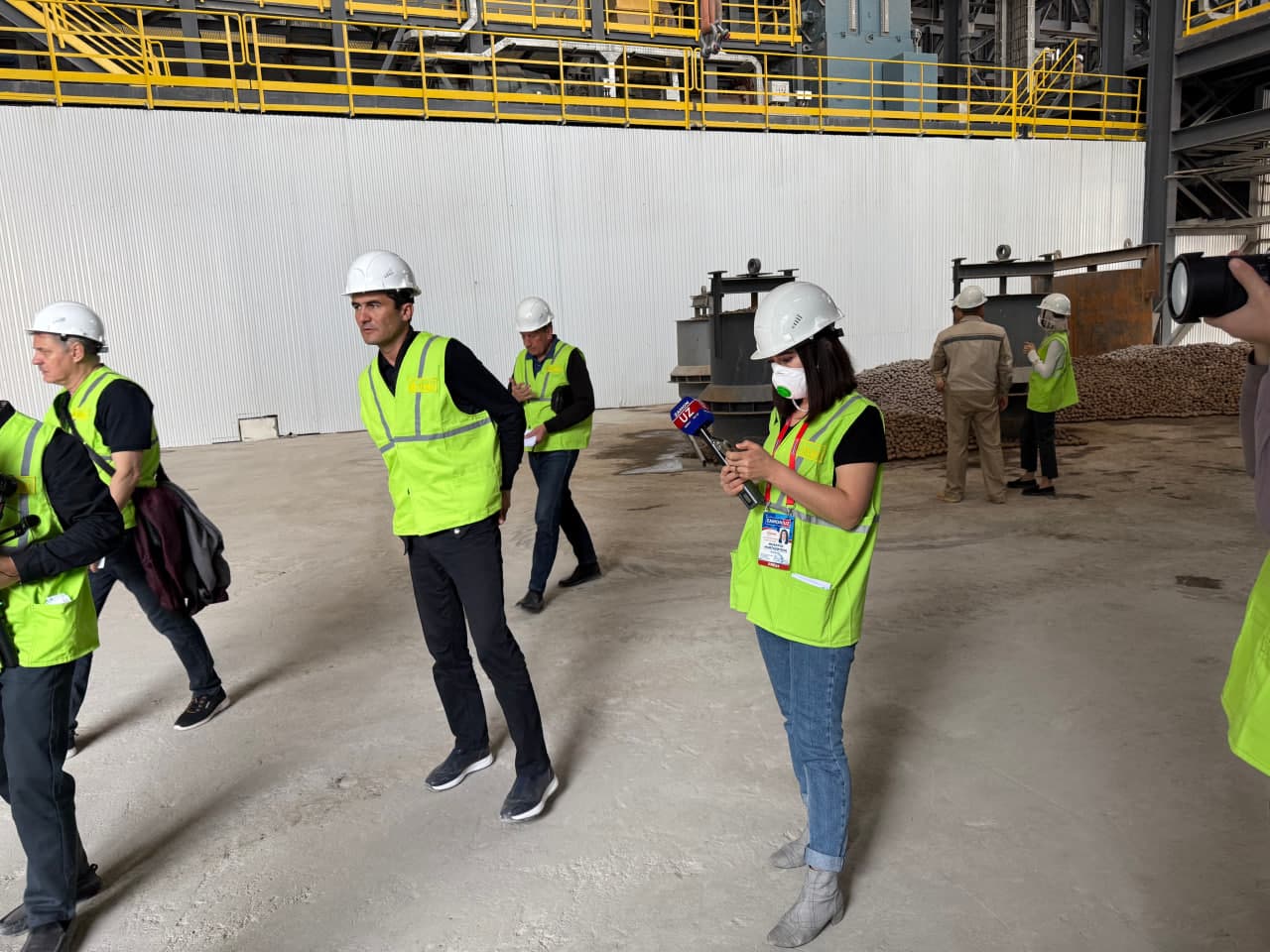 A press tour was organised to the 3rd Copper Concentration Plant of “AMMC” JSC