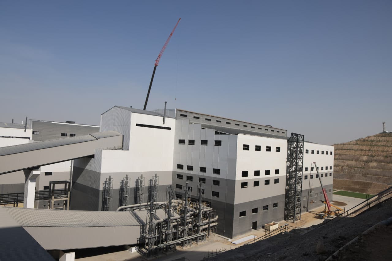 A press tour was organised to the 3rd Copper Concentration Plant of “AMMC” JSC