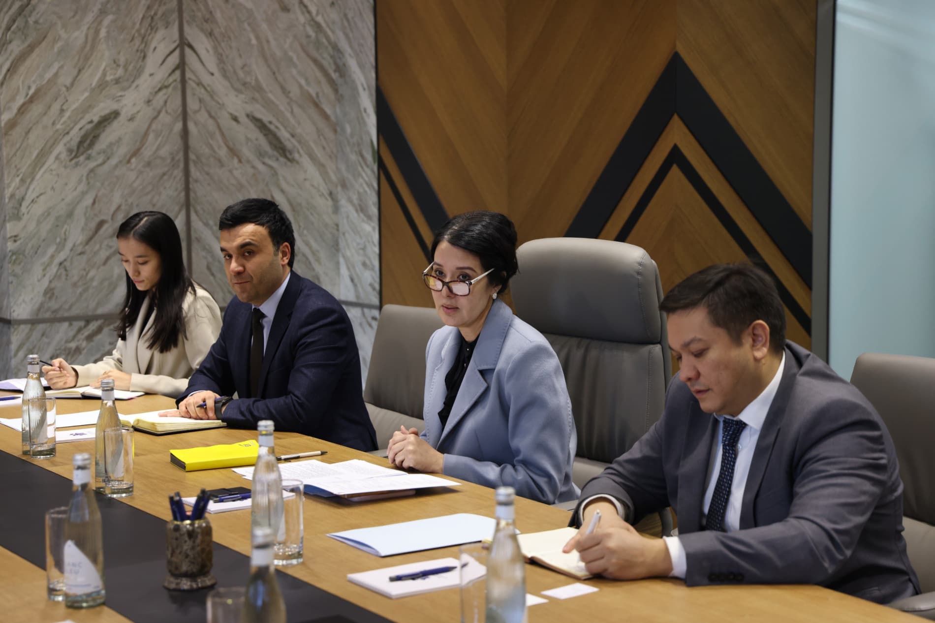 A Meeting Held with the Delegation Led by the Chair of the EITI Board