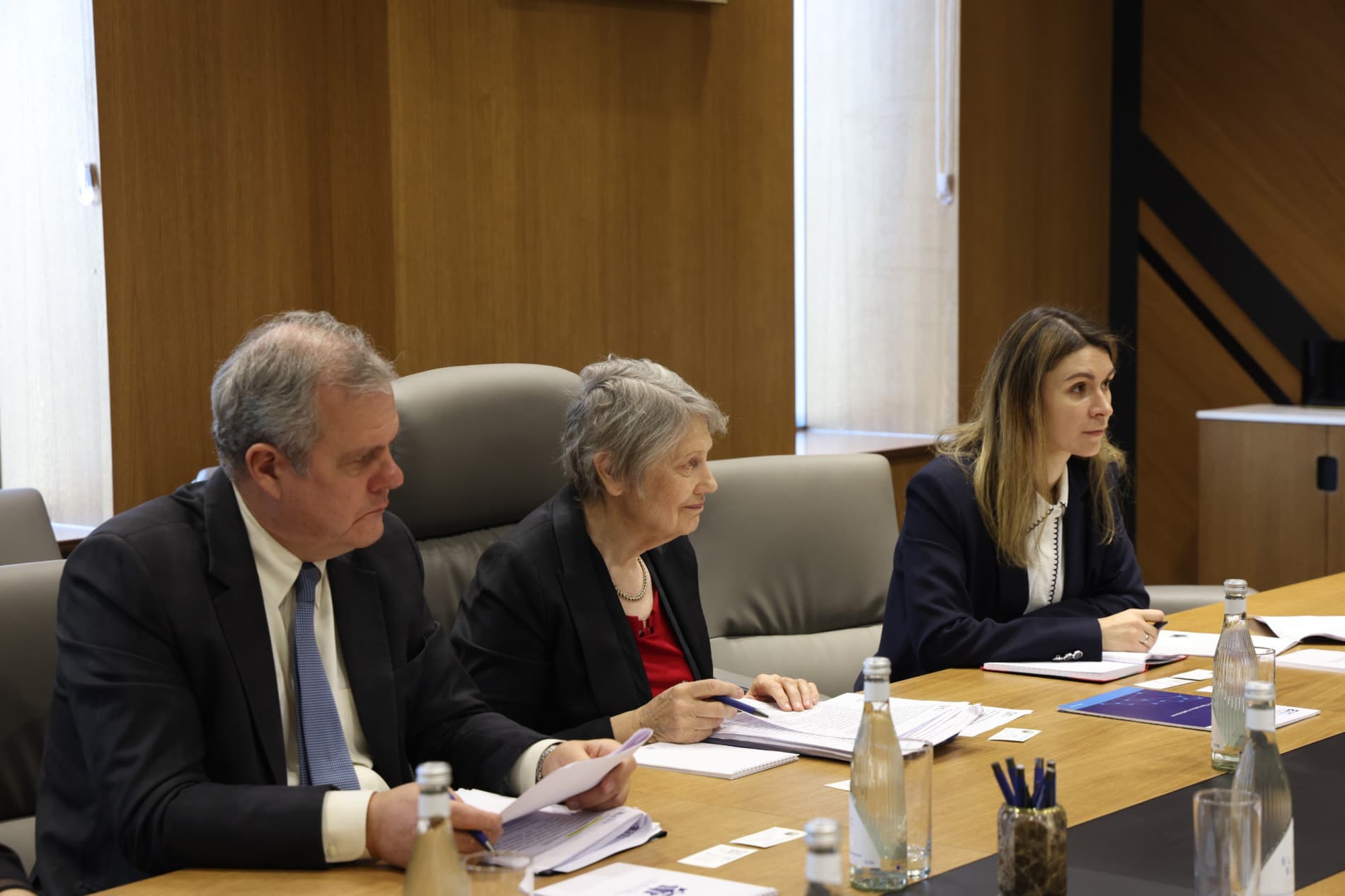 A Meeting Held with the Delegation Led by the Chair of the EITI Board