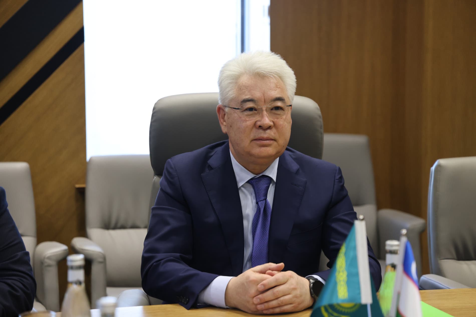 Qozog‘istonning O‘zbekistondagi Favqulodda va Muxtor Elchisi bilan o‘tkazilgan uchrashuv xususida