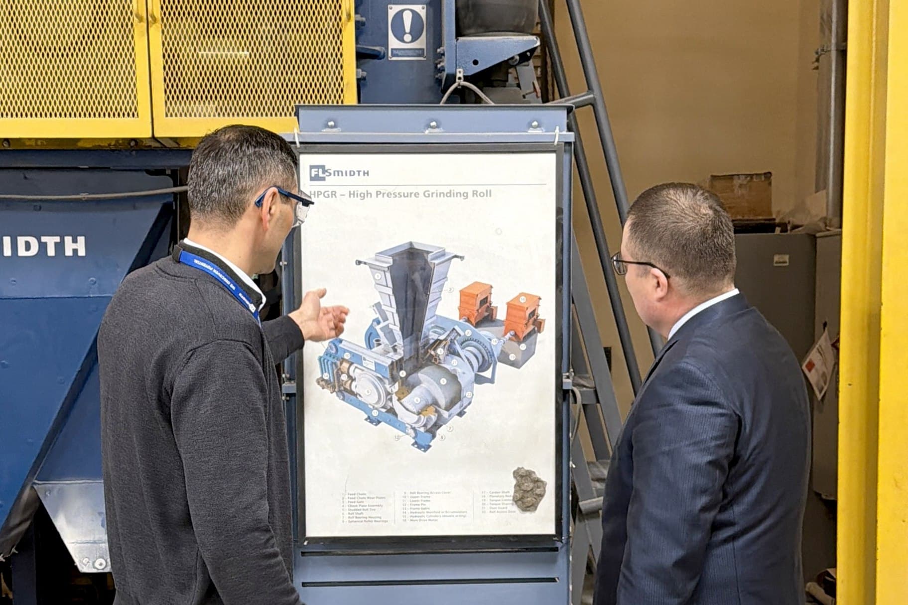 A meeting was held with the management of FLSmidth in the United States