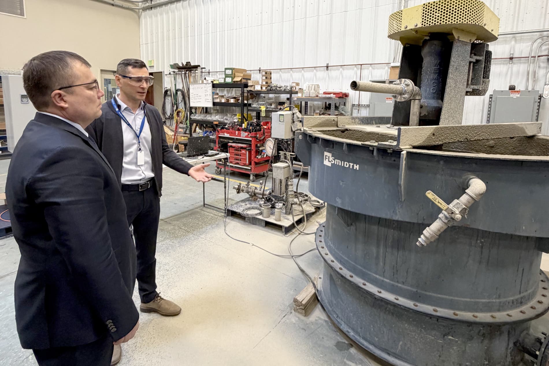 A meeting was held with the management of FLSmidth in the United States