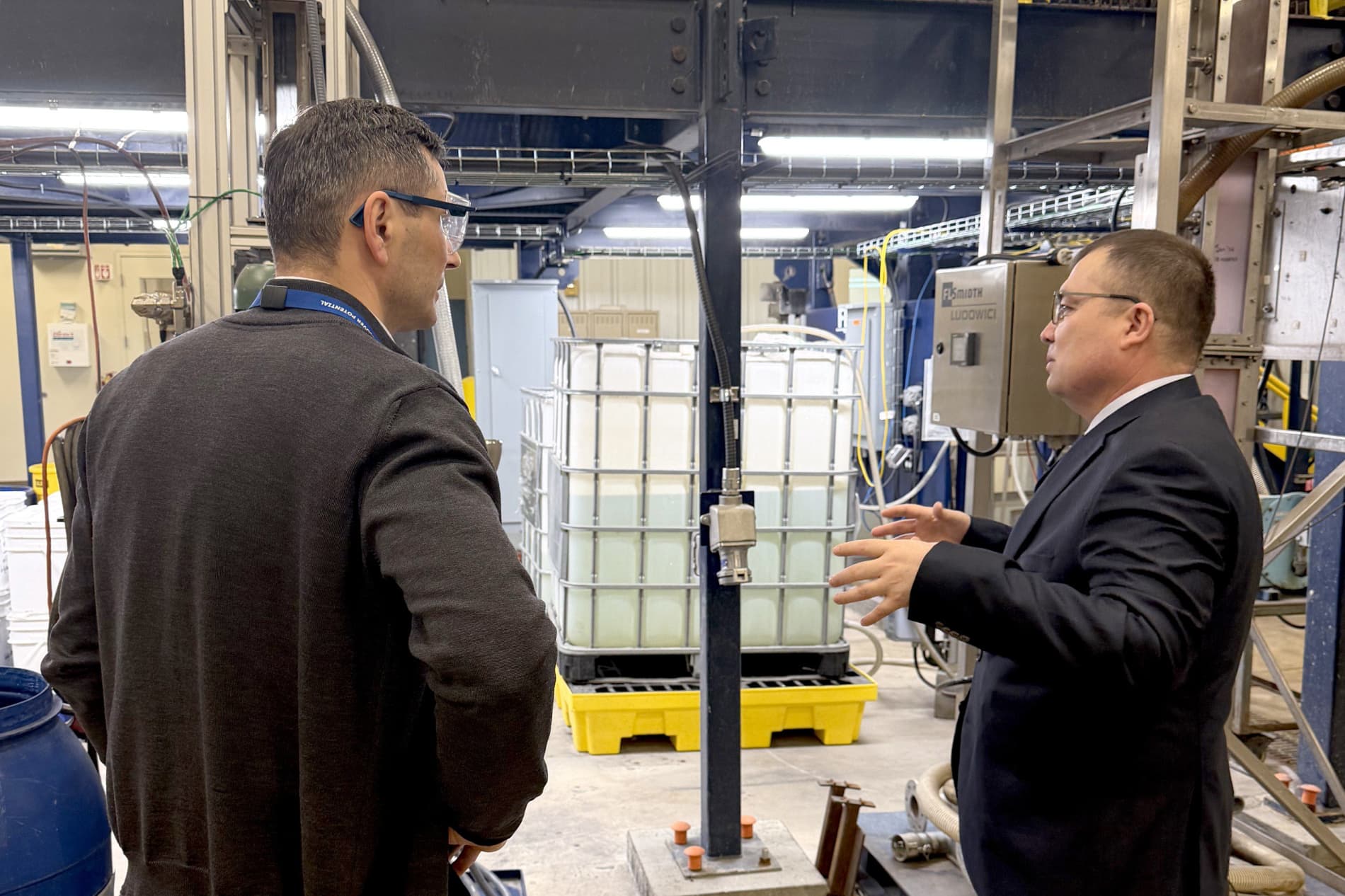 A meeting was held with the management of FLSmidth in the United States