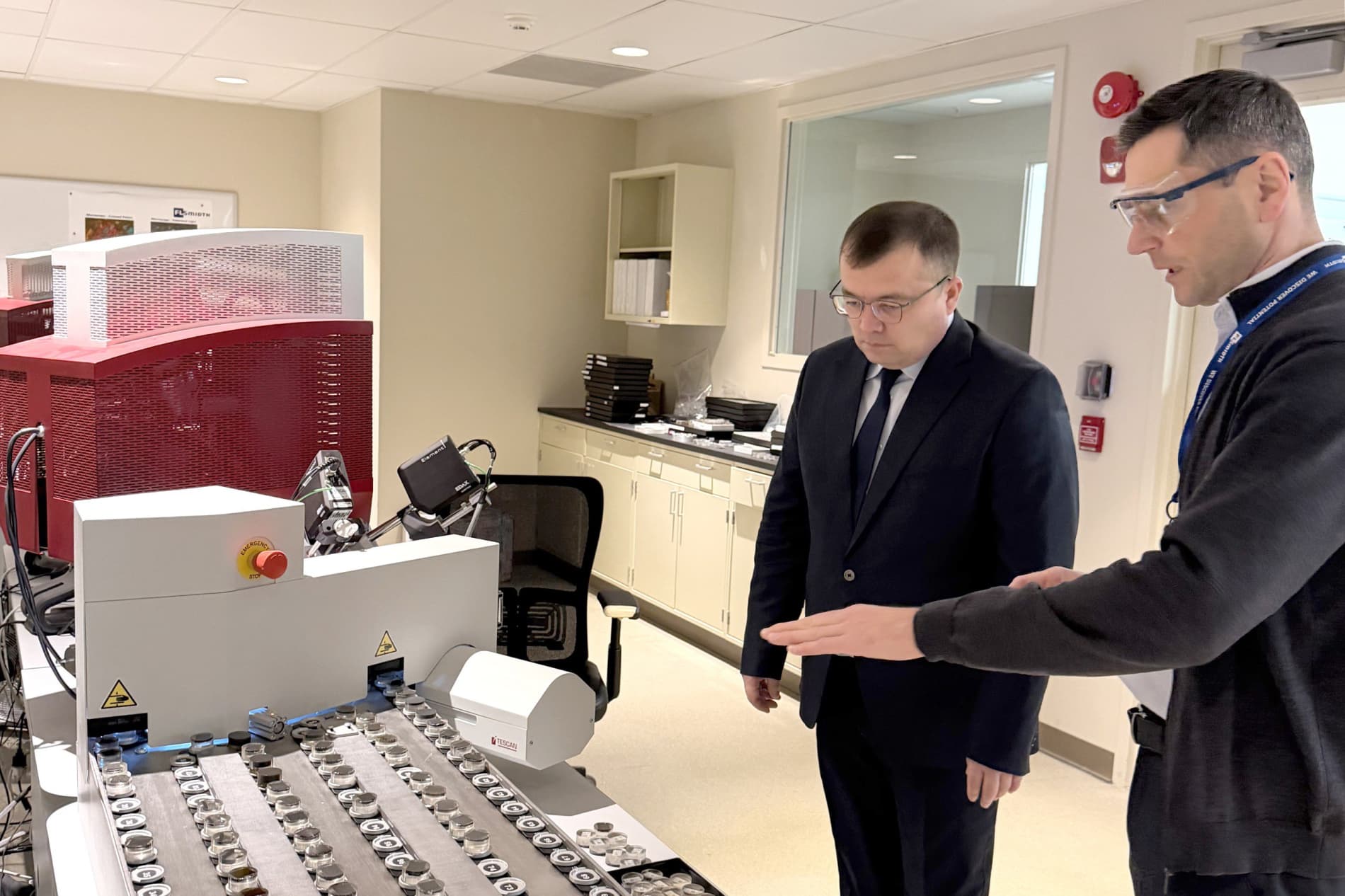 A meeting was held with the management of FLSmidth in the United States