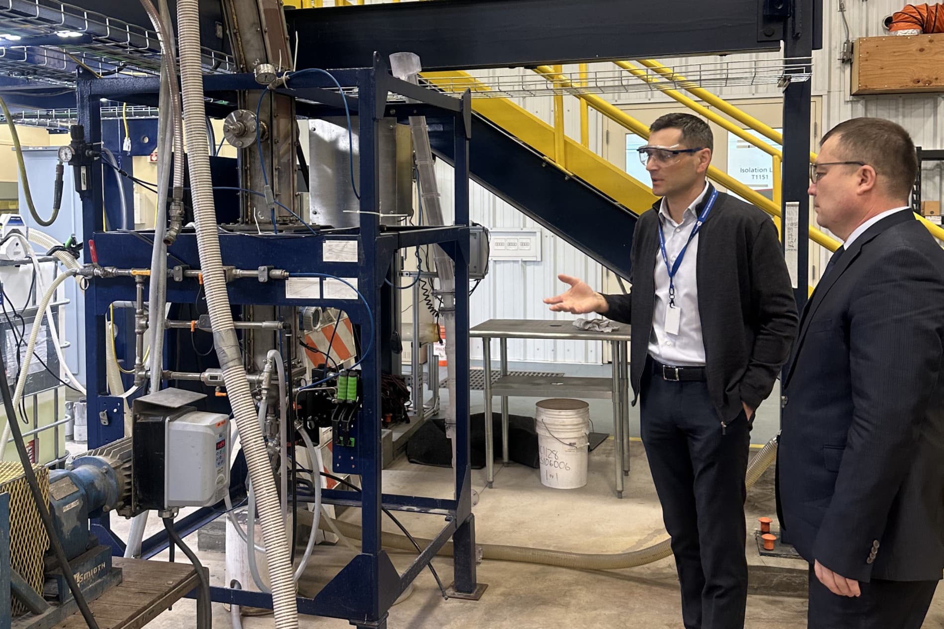 A meeting was held with the management of FLSmidth in the United States