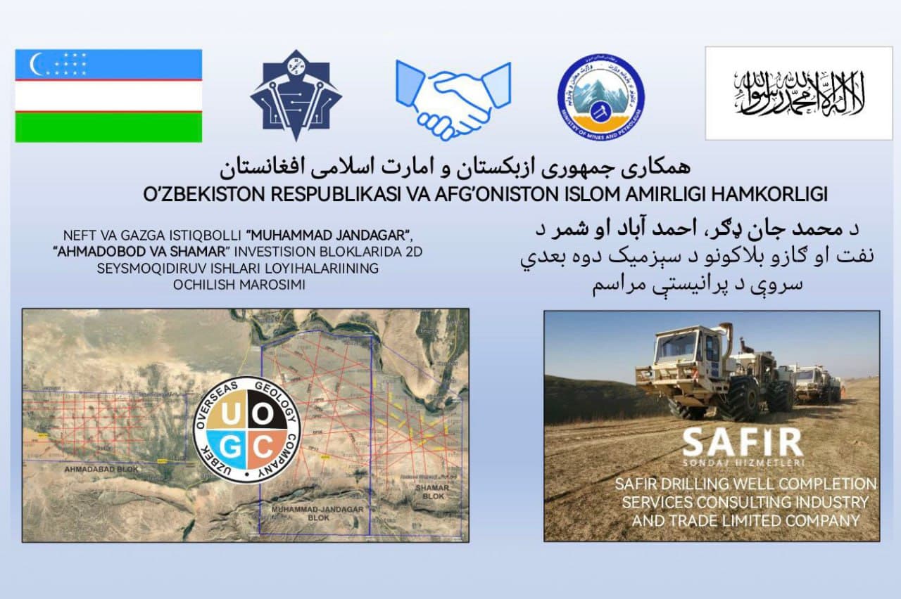 Geological exploration works launched by Uzbek Overseas Geology Company in Afghanistan