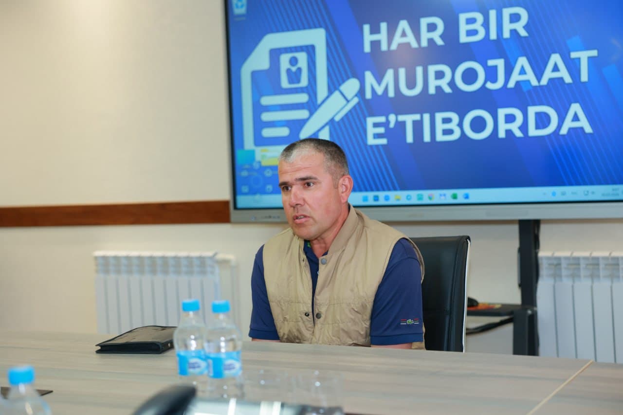 Navoiy shahrida sayyor qabul o‘tkazildi