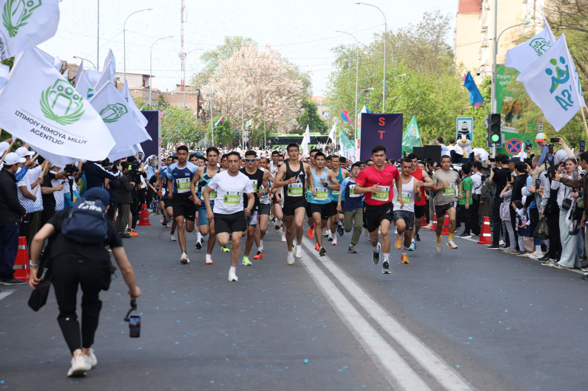 Сотрудники министерства приняли участие в международном соревновании International Tashkent Marathon 2026