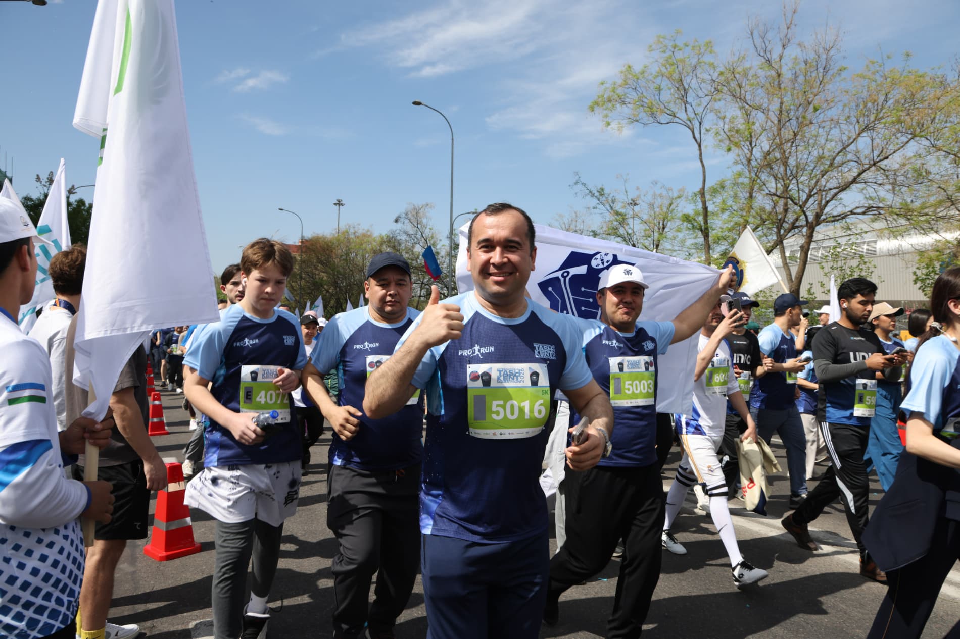 Сотрудники министерства приняли участие в международном соревновании International Tashkent Marathon 2026