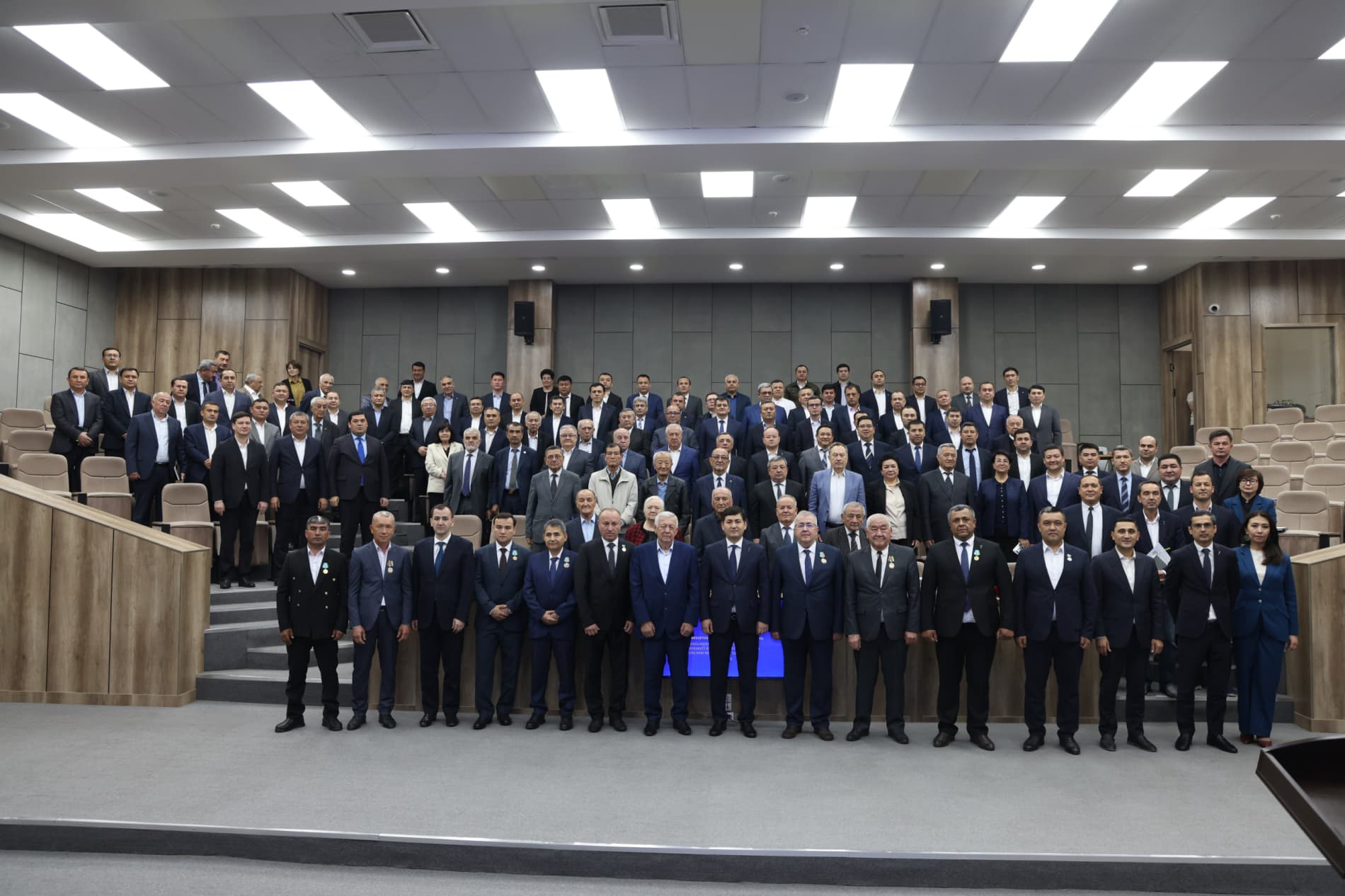 A ceremonial event dedicated to the Day of Workers in the Geological Sector was held