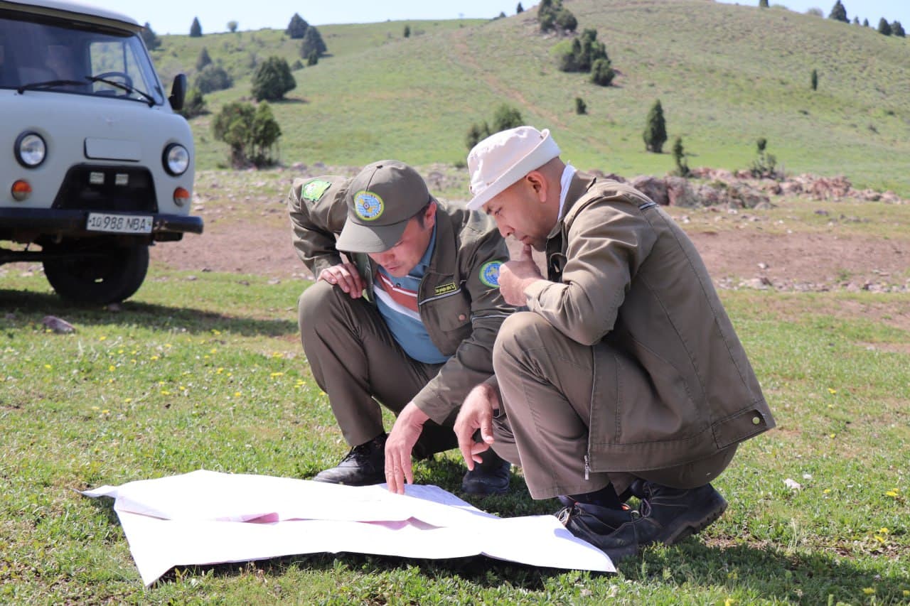 Geological exploration works are underway at the Uchbulak area of the Kyzylolmasay gold ore field