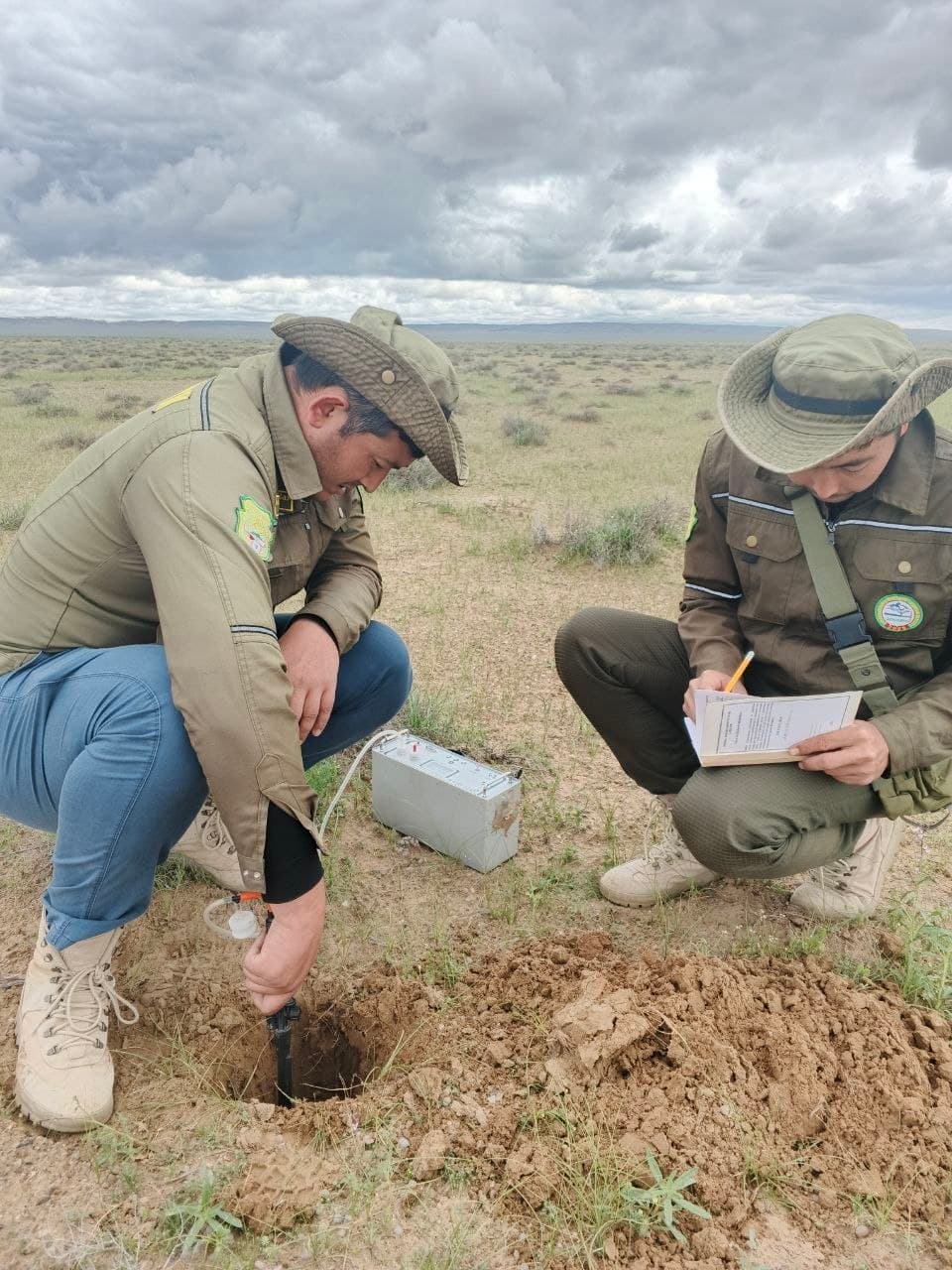 About Atmogeochemical Studies Conducted in the Kokpatas–Okzhetpes Area