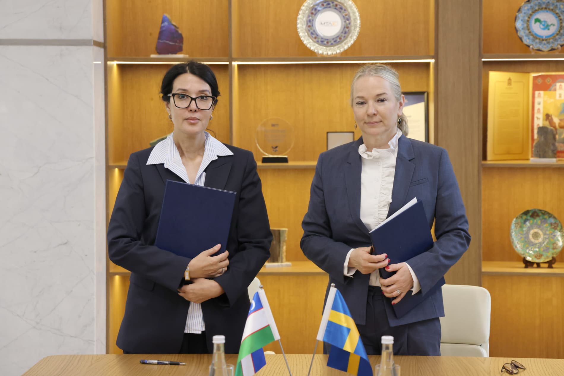 Shvetsiya Qirolligi Tashqi ishlar vazirligining xalqaro rivojlanish hamkorligi va tashqi savdo bo‘yicha davlat kotibi boshchiligidagi delegatsiya bilan uchrashuv o‘tkazildi