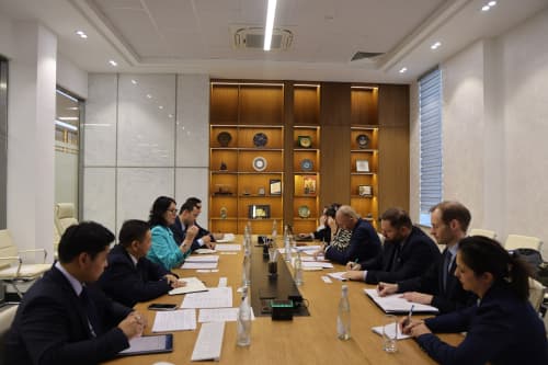 YeI Xalqaro hamkorlik boʻyicha Bosh direksiyasi (DG INTPA) Osiyo va Tinch okeani mintaqasi boʻyicha direktori boshchiligidagi delegatsiya bilan o‘tkazilgan uchrashuv xususida